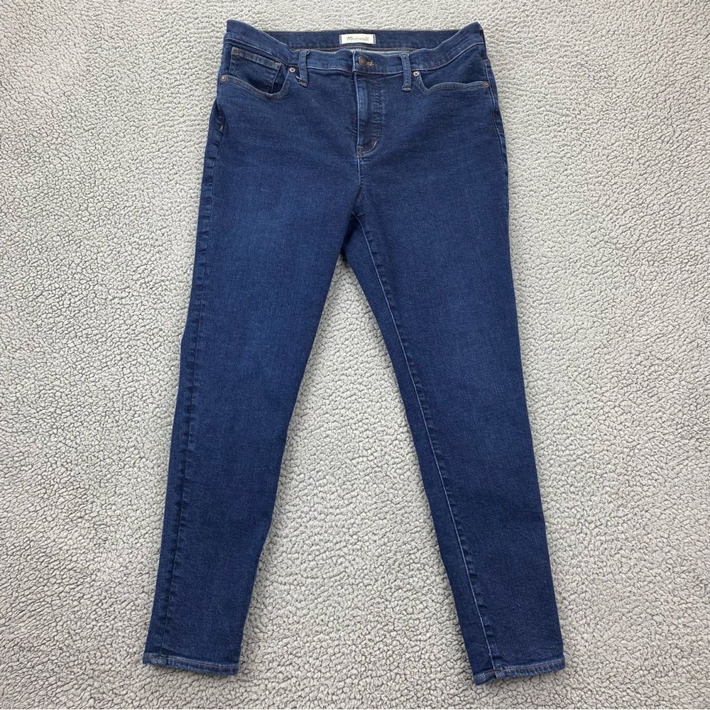 Madewell Women's 9" Mid-Rise Skinny Jeans in Orland Wash TENCEL Denim  Size:  32